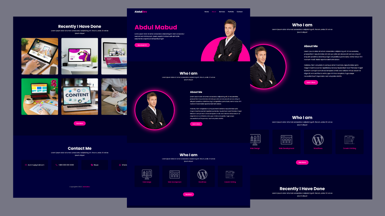 Responsive Portfolio Website